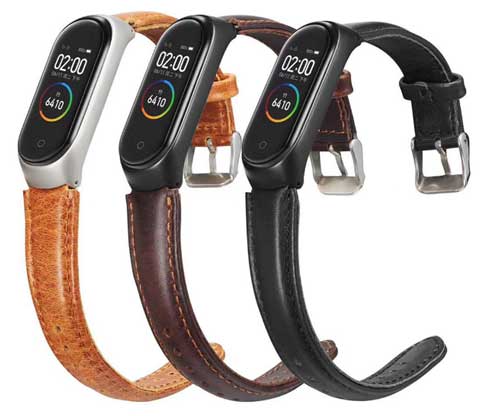 Δερμάτινο λουράκι Xiaomi Mi Band 4