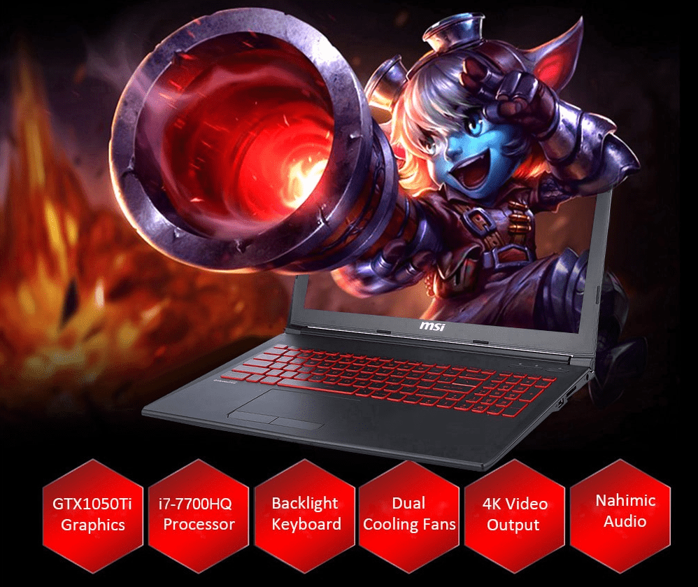 MSI GL62M 7REX - Συμφωνία φορητού υπολογιστή Gaming 1252 [Κωδικός κουπονιού μέσα]
