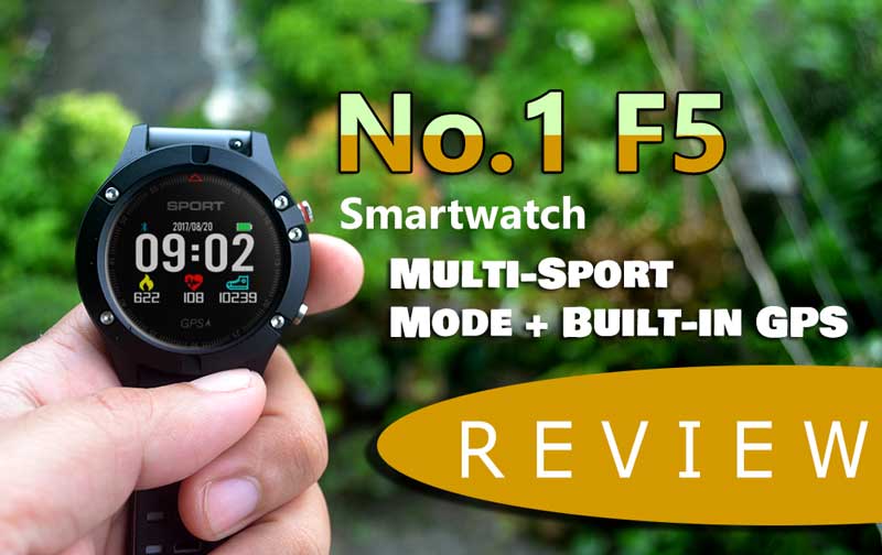 Αναθεώρηση Smartwatch No.1 F5 - Λειτουργία πολλαπλών σπορ + Ενσωματωμένο GPS