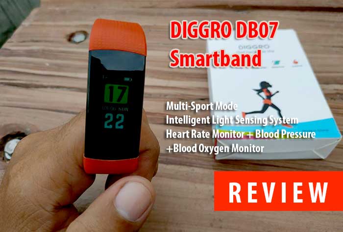[Review] Diggro DB07 Fitness Tracker - Ένα Smartband με HRM + BPM