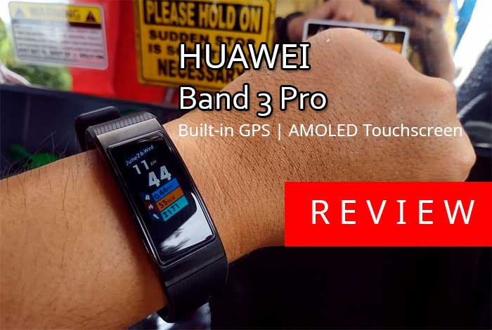 [Κριτική] Huawei Band 3 Pro Smartband - MultiSport + GPS Fitness Tracker