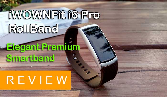 iWOWNFit i6 Pro RollBand - Κομψό Premium Smartband