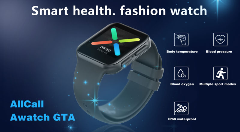 AllCall Watch GTA Smartwatch - Ελαφρύ και μοντέρνο