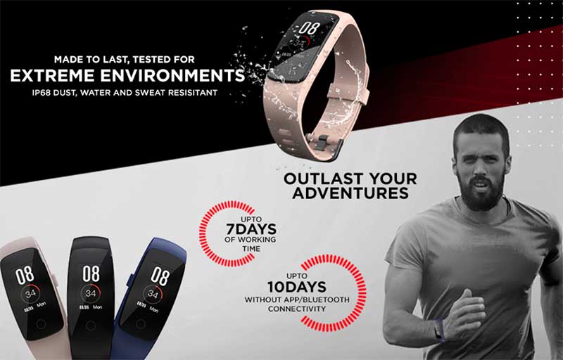 BoAt-ProGear-B20-Smartband-μπαταρία