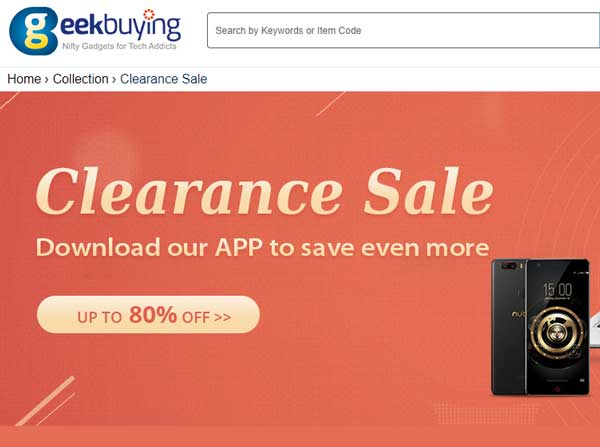 Η Εκκαθάριση Πώλησης στο Geekbuying.com περιλαμβάνει Wearables