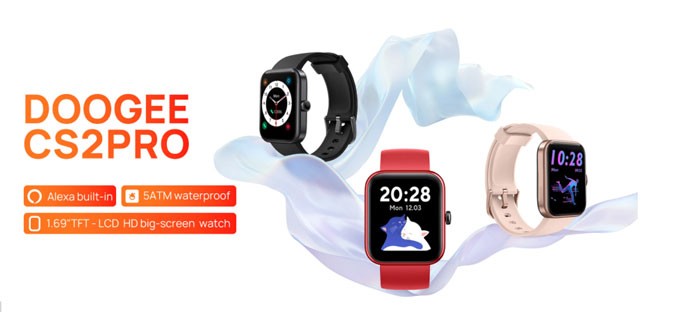 DooGee CS2 Pro SmartWatch - Ένα έξυπνο ρολόι με ενσωματωμένο Alexa