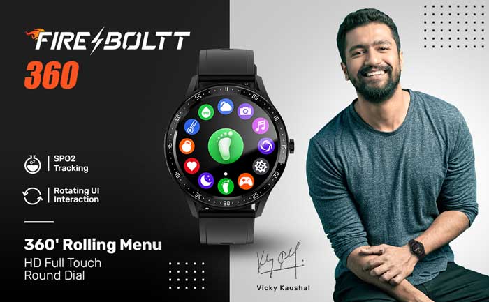 Fire-Boltt 360 Smartwatch - Με ενσωματωμένα παιχνίδια