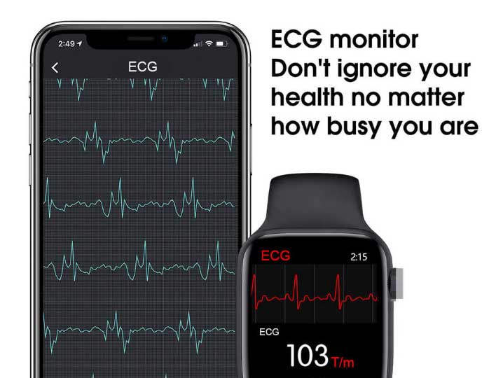 Παρακολούθηση ΗΚΓ-για-IWO-W46-smartwatch