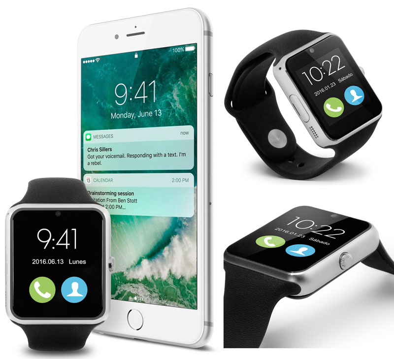 Nueboo Smartwatch 4EVER απλό, με δυνατότητα κλήσης