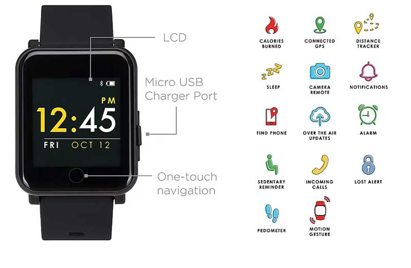 Q7 Sport Smartwatch - Αναθεώρηση των χαρακτηριστικών του (2021 Ενημέρωση)