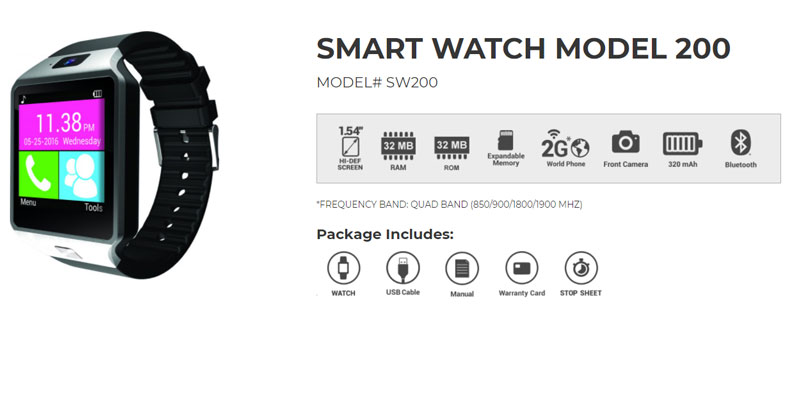 Slide-smartwatch-SW200-μοντέλο-συσκευή