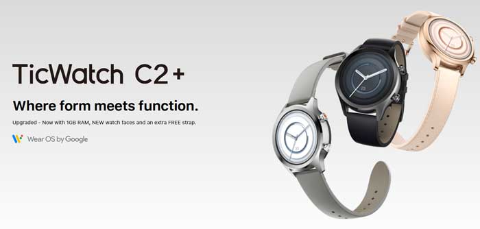 ticwatch c2 + έξυπνο ρολόι