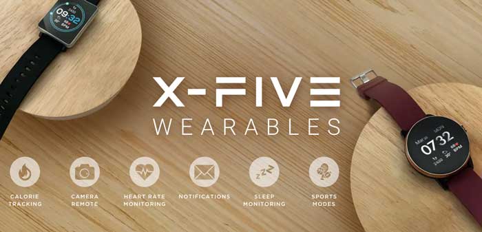 X-Five Smartwatch -Minimalist, Sport Wearables