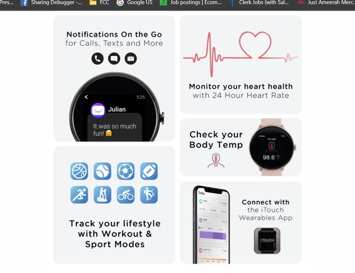 iTouch-Sport-2021-Χαρακτηριστικά