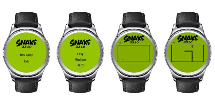 εφαρμογή smartwatch snake 3310
