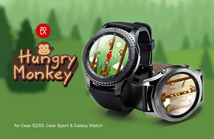 Εφαρμογή Hungry Monkey για Samsung Galaxy Watch Active
