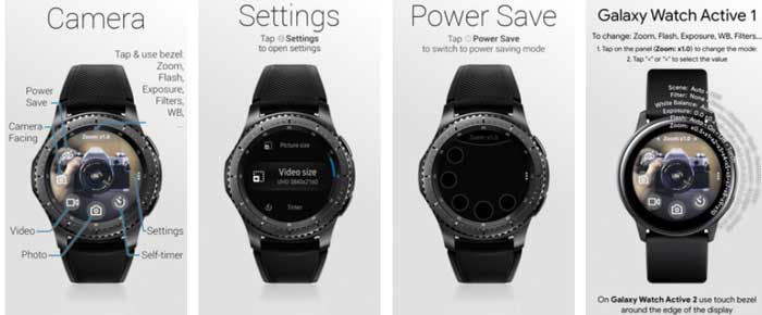 Εφαρμογή Camera One για Samsung Galaxy Watch Active