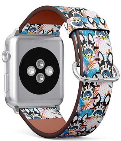 Boston Terrier French Bulldog Apple Strap