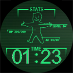pipboy-ρολόι-πρόσωπο