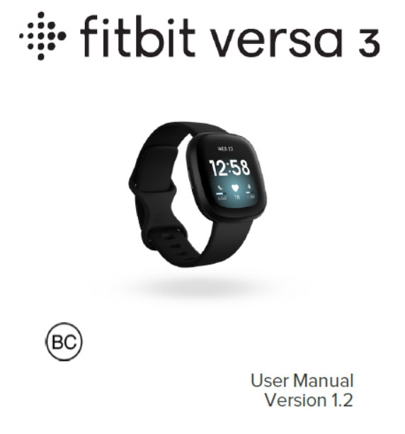 Εγχειρίδιο χρήστη Fitbit-Versa-3