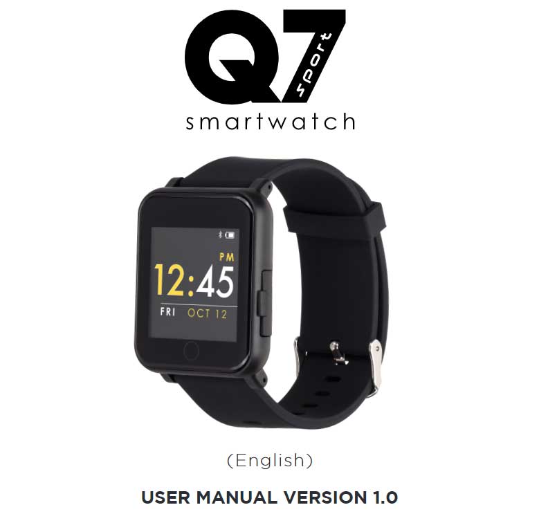 Εγχειρίδιο χρήστη Q7 Sport Smartwatch