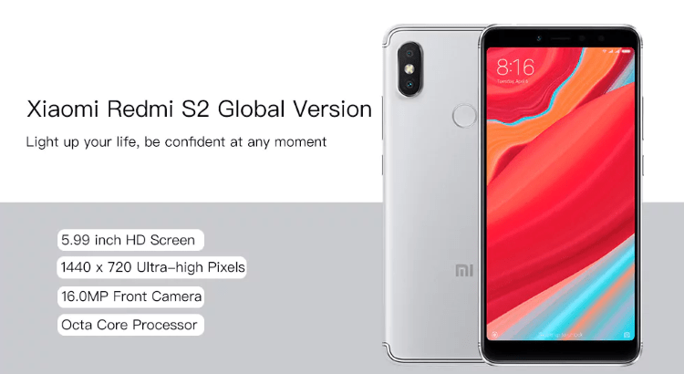Xiaomi Redmi S2 - 16,0 MP μπροστινή κάμερα, AI Face Unlock με οθόνη HD 5,99 ιντσών