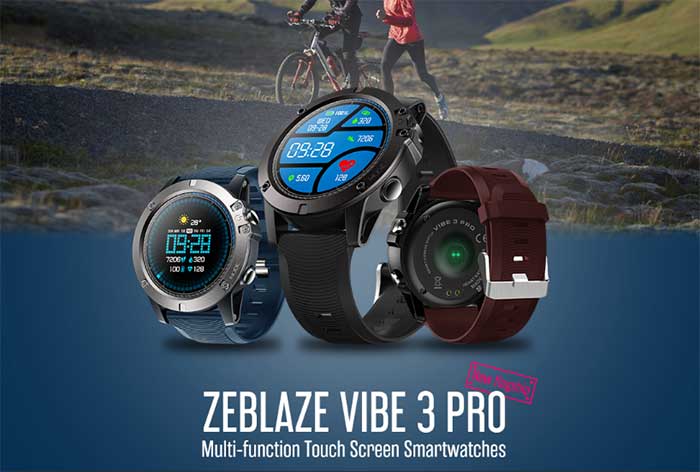 Zeblaze Vibe 3 Pro Smartwatch πολλαπλών λειτουργιών τώρα στο Banggood.com