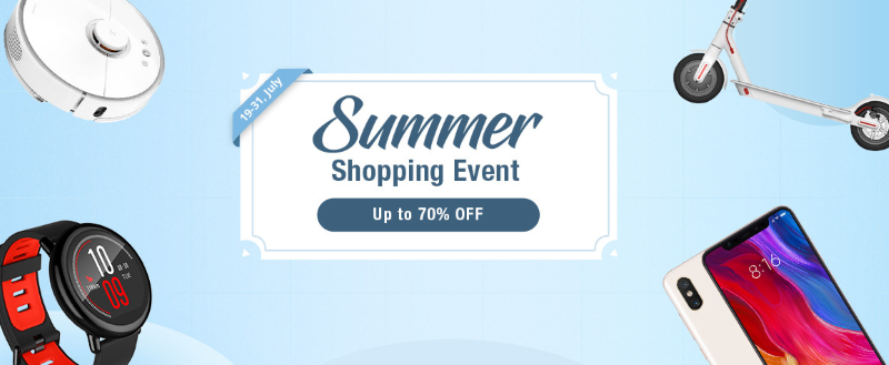 Καλοκαιρινή πώληση αγορών στο Geekbuying.com - Περιλαμβάνει Wearables