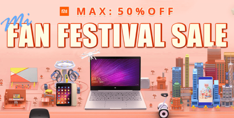 Πώληση Φεστιβάλ Xiaomi, συμπεριλαμβανομένων δημοφιλών φορητών ειδών Xiaomi