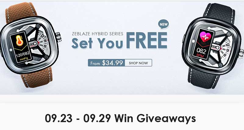 Προσφορά Zeblaze Hybrid 2 Smartwatch - Κερδίστε ένα δώρο!